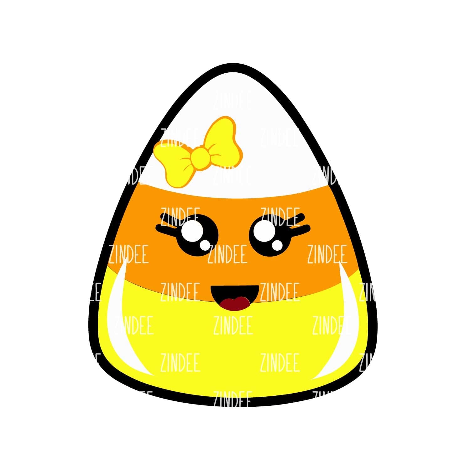 Candy Corn acrylic blank (5 inch) - Image 2