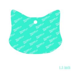Alternative view of Cat Head – Mini Acrylic Charm Blank (1.5") | Optional Sticker or UV DTF