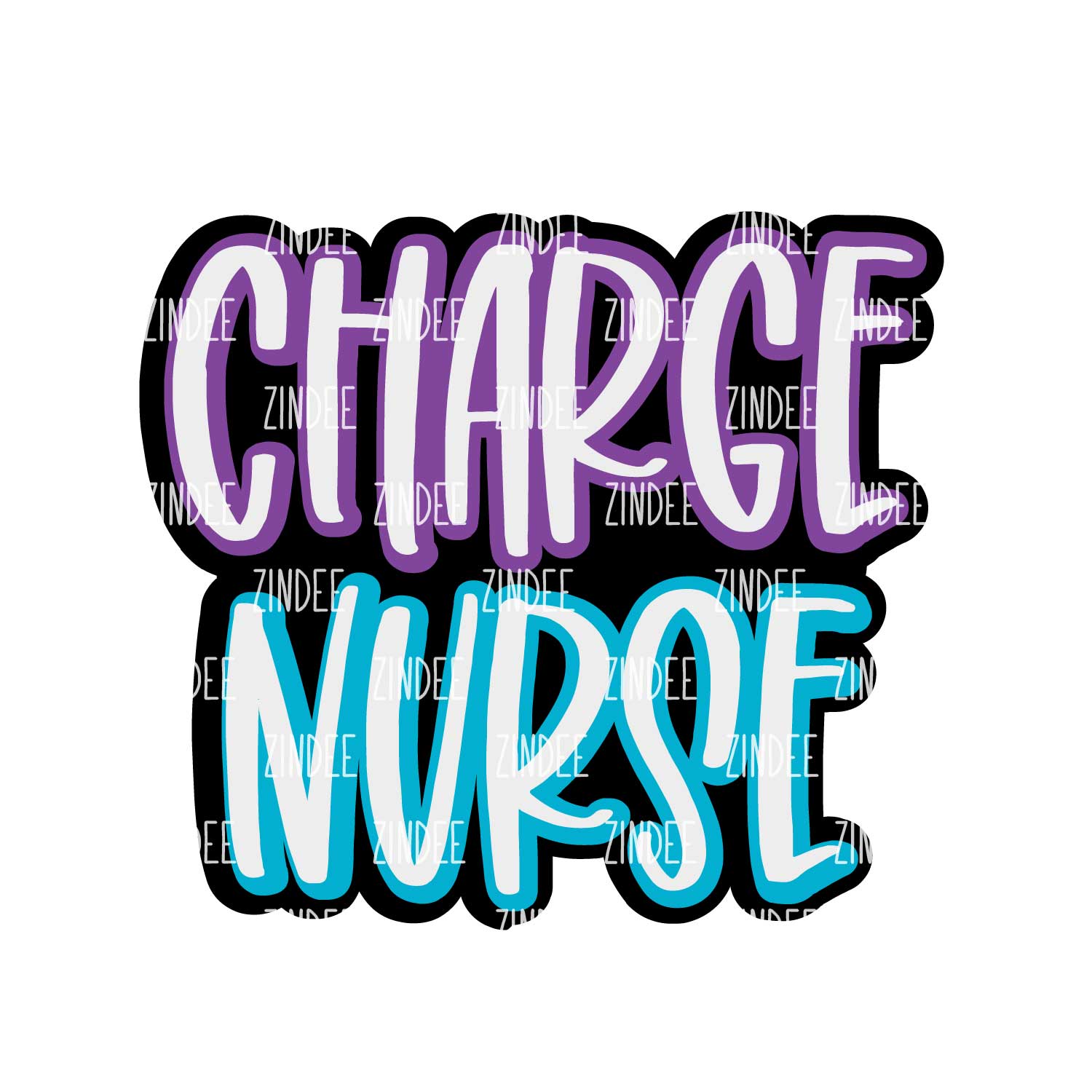 Charge Nurse – Acrylic Keychain Blank (3") | Optional Sticker or UV DTF