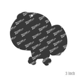 Alternative view of Chick with Egg – Acrylic Keychain Blank (3") | Optional Sticker or UV DTF