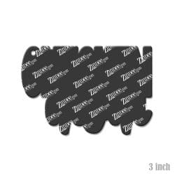 Alternative view of Chicken Mom – Acrylic Keychain Blank (3") | Optional Sticker or UV DTF