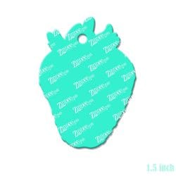 Alternative view of Chocolate Covered Strawberry – Mini Acrylic Charm Blank (1.5") | Optional Sticker or UV DTF