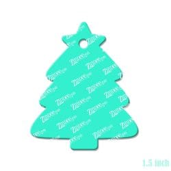 Alternative view of Christmas Tree – Mini Acrylic Charm Blank (1.5") | Optional Sticker or UV DTF