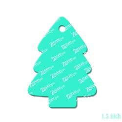 Alternative view of Christmas Tree Cake – Mini Acrylic Charm Blank (1.5") | Optional Sticker or UV DTF