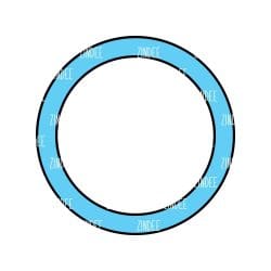 Circle Open Ornament 4" - Image 2