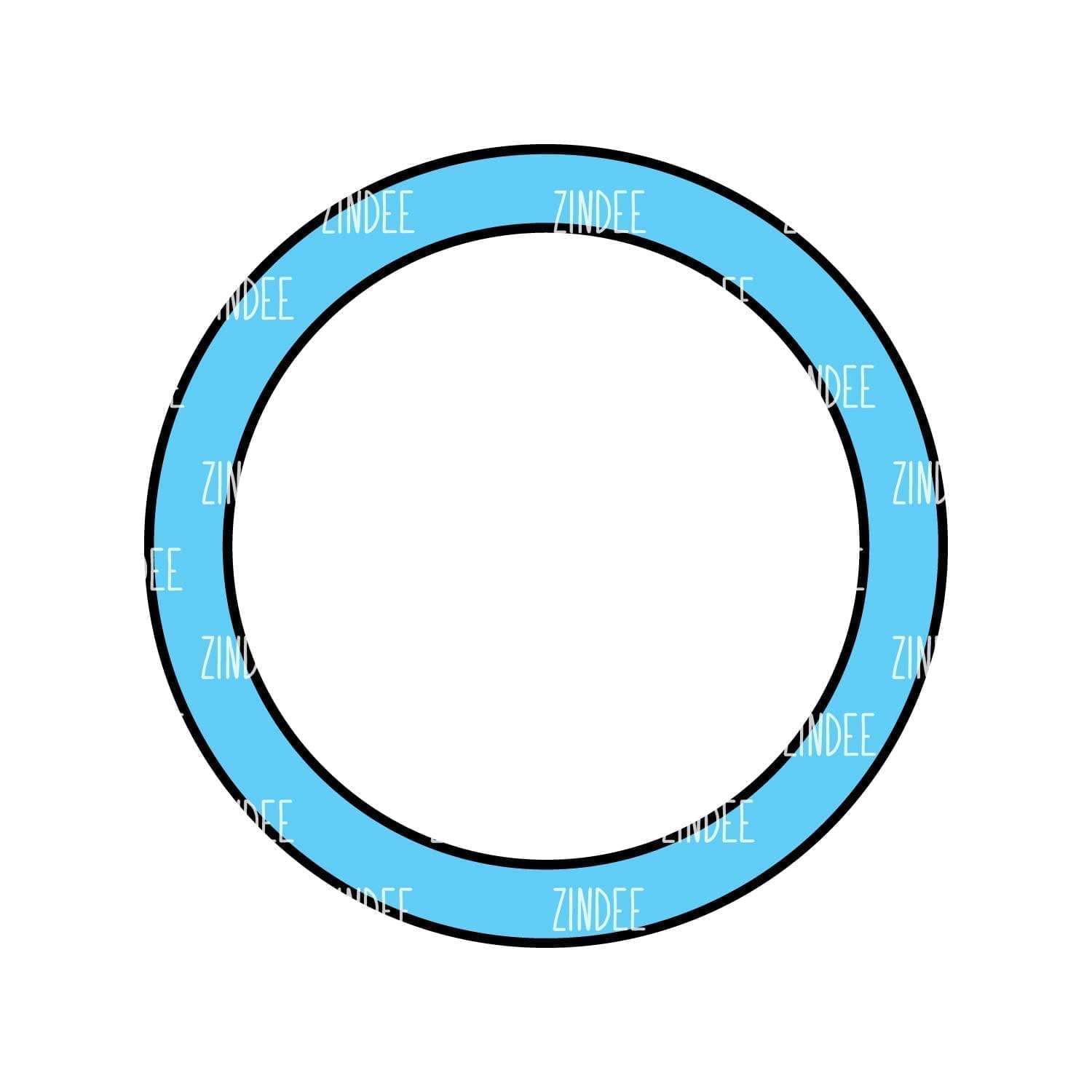 Circle Open Ornament 4" - Image 2