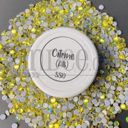 Citrine AB Hotfix Rhinestone ss10 (machine cut) 10 Gross