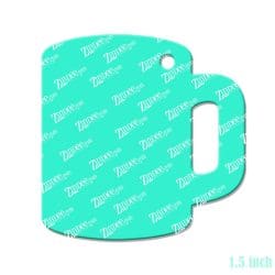Coffee Mug – Mini Acrylic Charm Blank (1.5") | Optional Sticker or UV DTF - Image 2