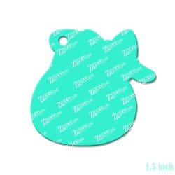 Alternative view of Coffee Pot – Mini Acrylic Charm Blank (1.5") | Optional Sticker or UV DTF