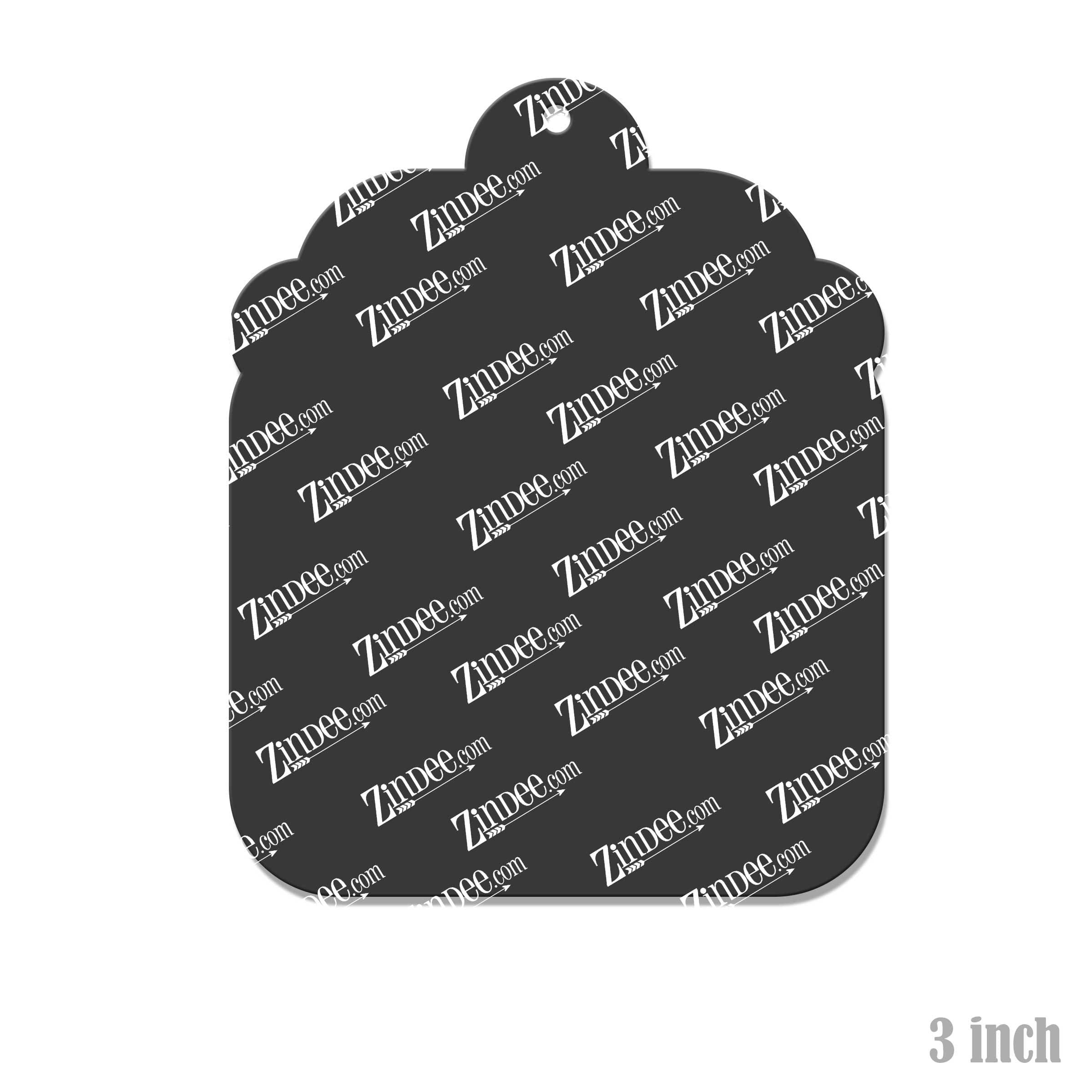Cookie Jar – Acrylic Keychain Blank (3") | Optional Sticker or UV DTF - Image 2