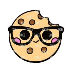Cookie – Mini Acrylic Charm Blank (1.5") | Optional Sticker or UV DTF