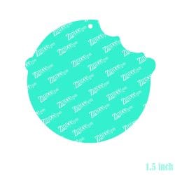 Alternative view of Cookie – Mini Acrylic Charm Blank (1.5") | Optional Sticker or UV DTF