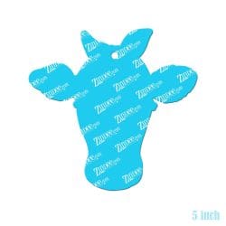 Cow with Bandana acrylic blank (5 inch)