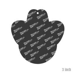Cowboy Hat Circle (COW PRINT) – Acrylic Keychain Blank (3") | Optional Sticker or UV DTF - Image 2