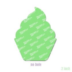 Alternative view of Cupcake – Acrylic Badge Reel Blank (2") No Hole | Optional Sticker or UV DTF
