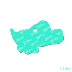 Alternative view of Cute Alligator – Mini Acrylic Charm Blank (1.5") | Optional Sticker or UV DTF