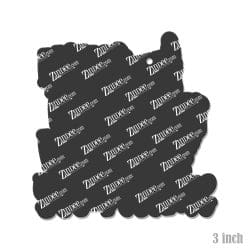 Alternative view of Day You Deserve – Acrylic Keychain Blank (3") | Optional Sticker or UV DTF