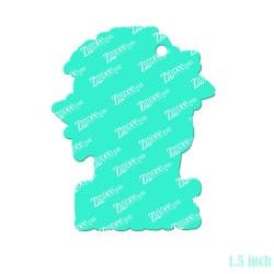 Alternative view of Dead But Festive – Mini Acrylic Charm Blank (1.5") | Optional Sticker or UV DTF