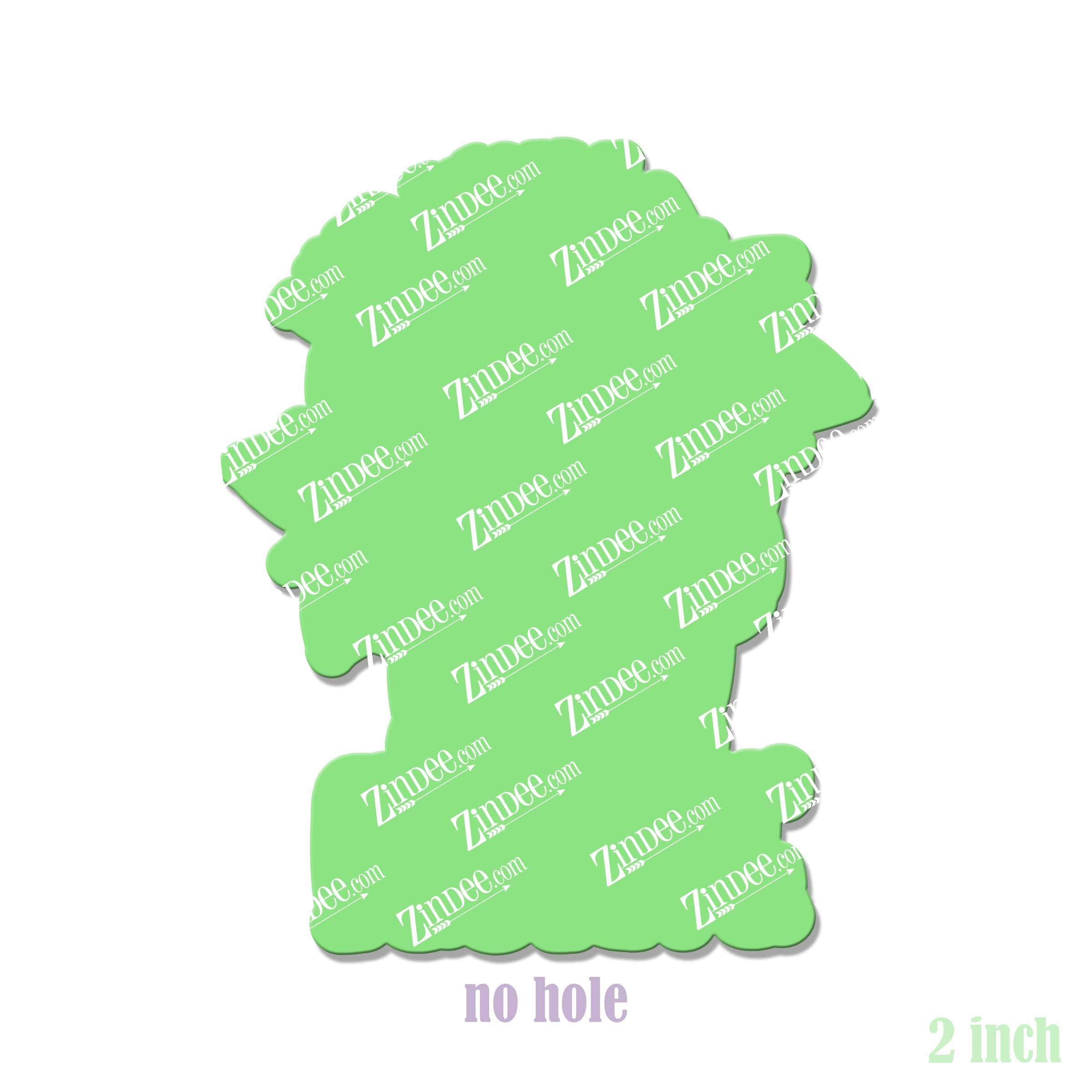Dead But Festive – Acrylic Badge Reel Blank (2") No Hole | Optional Sticker or UV DTF - Image 2