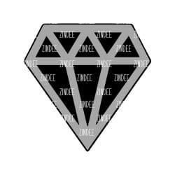 Alternative view of Diamond Stone acrylic blank (5 inch)