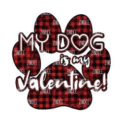 Dog Valentine (Sublimation Transfer)