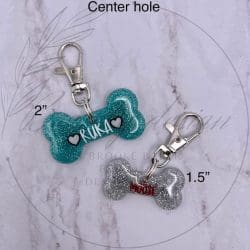 Dog Bone – Mini Acrylic Charm Blank (1.5") | Optional Sticker or UV DTF - Image 4