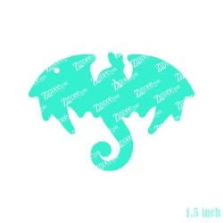 Alternative view of Dragon – Mini Acrylic Charm Blank (1.5") | Optional Sticker or UV DTF