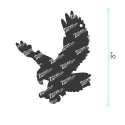Eagle – Acrylic Keychain Blank (3") | Optional Sticker or UV DTF