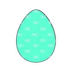 Egg 2 inch (lightweight acrylic) NO HOLE - Image 2