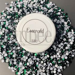 Emerald Hotfix Rhinestone ss10 (machine cut) 10 Gross