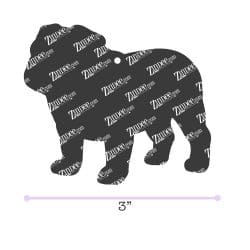 English Bulldog acrylic blank (3 inch)