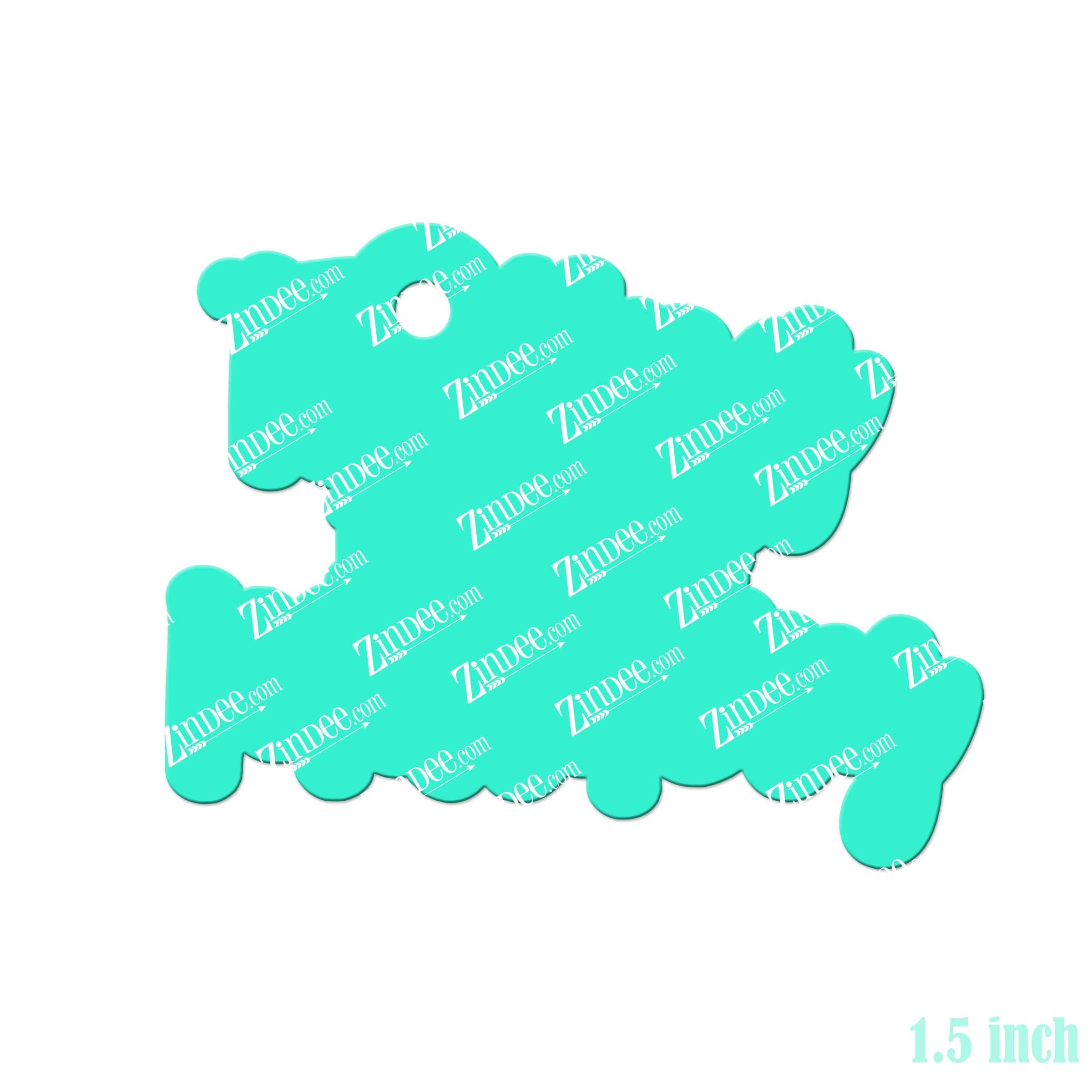 Feeling Murdery – Mini Acrylic Charm Blank (1.5") | Optional Sticker or UV DTF - Image 2