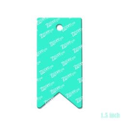 Alternative view of Flag Bunting (shorter version) – Mini Acrylic Charm Blank (1.5") | Optional Sticker or UV DTF