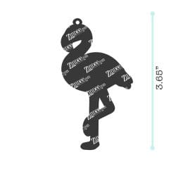 Flamingo – Acrylic Keychain Blank (3") | Optional Sticker or UV DTF