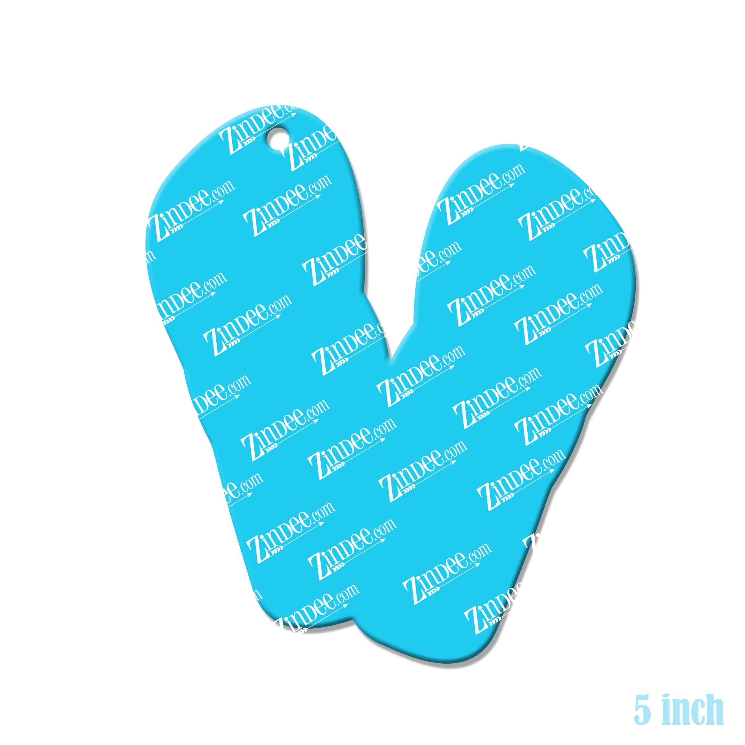 Flip Flops acrylic blank (5 inch)