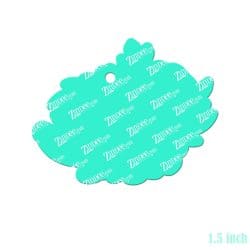 Alternative view of Floral Hedgehog – Mini Acrylic Charm Blank (1.5") | Optional Sticker or UV DTF