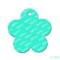 Alternative view of Flower (bubbly) – Mini Acrylic Charm Blank (1.5") | Optional Sticker or UV DTF