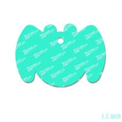 Alternative view of Fluffy Bat – Mini Acrylic Charm Blank (1.5") | Optional Sticker or UV DTF
