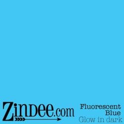 Glow in the Dark Adhesive- Fluorescent Sky Blue
