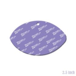 Football – Acrylic Keychain Blank (2.5") | Optional Sticker or UV DTF