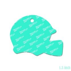 Alternative view of Football Helmet – Mini Acrylic Charm Blank (1.5") | Optional Sticker or UV DTF