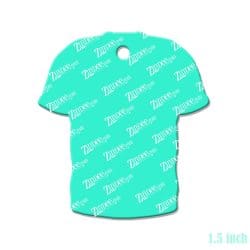 Alternative view of Football Jersey – Mini Acrylic Charm Blank (1.5") | Optional Sticker or UV DTF