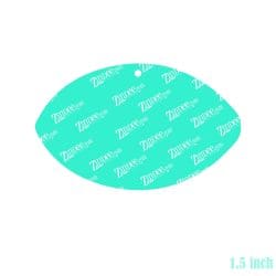 Alternative view of Football – Mini Acrylic Charm Blank (1.5") | Optional Sticker or UV DTF