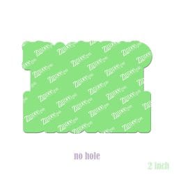 Alternative view of Fractured Means Broken – Acrylic Badge Reel Blank (2") No Hole | Optional Sticker or UV DTF