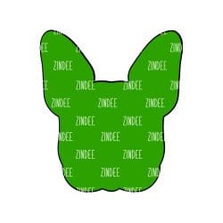 Alternative view of French Bulldog acrylic blank (3 inch)