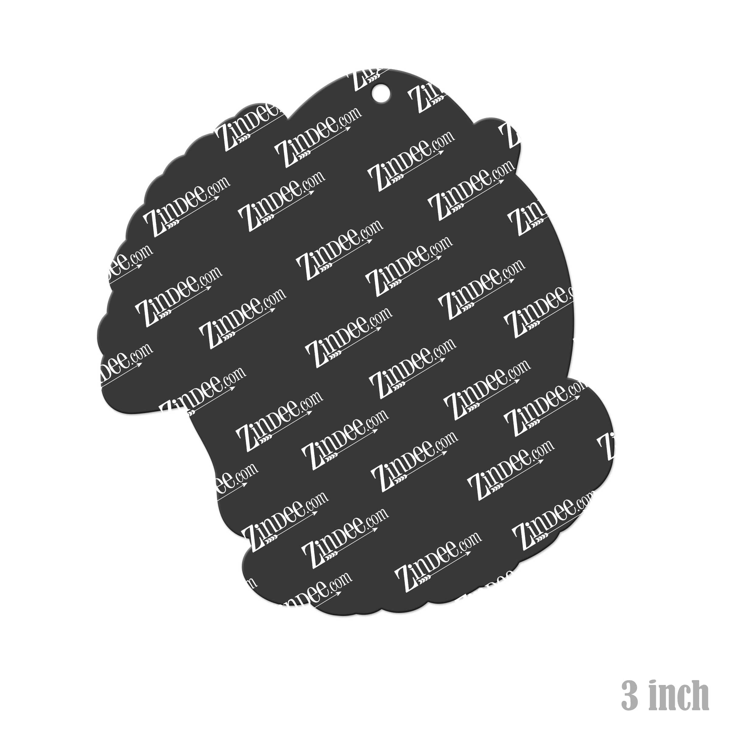 Freshly Squeezed – Acrylic Keychain Blank (3") | Optional Sticker or UV DTF - Image 2