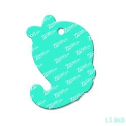 Alternative view of Ghost Coffee – Mini Acrylic Charm Blank (1.5") | Optional Sticker or UV DTF