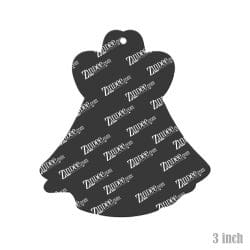 Alternative view of Ghost Cowboy – Acrylic Keychain Blank (3") | Optional Sticker or UV DTF