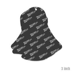Alternative view of Ghost Santa – Acrylic Keychain Blank (3") | Optional Sticker or UV DTF