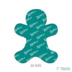 Gingerbread Cookie Charm 1 inch NO HOLE (10 Pack)